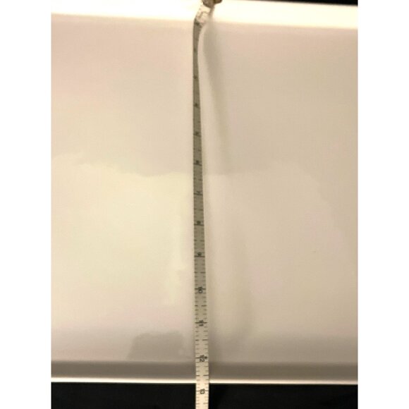 Ceriart White Serving Platter Large 12.5x 20” - Picture 7 of 7